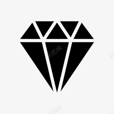 宝石商业钻石图标