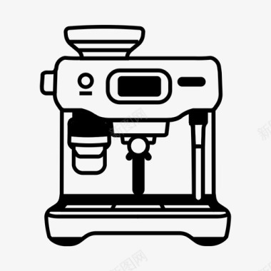 浓缩咖啡机咖啡咖啡店图标