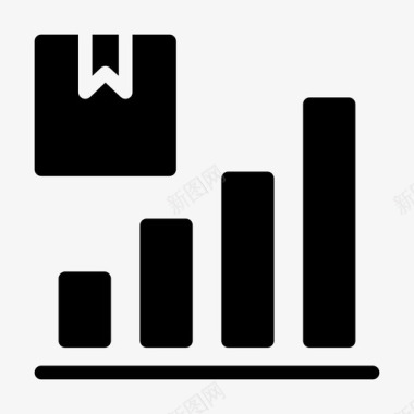 交货报告图表统计数据图标