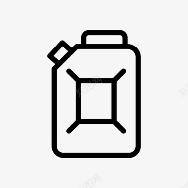 罐装燃料塑料图标