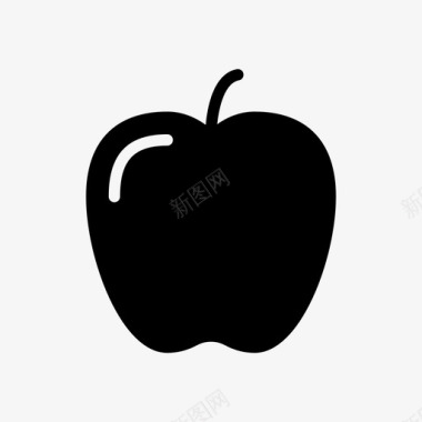 苹果农业食品图标