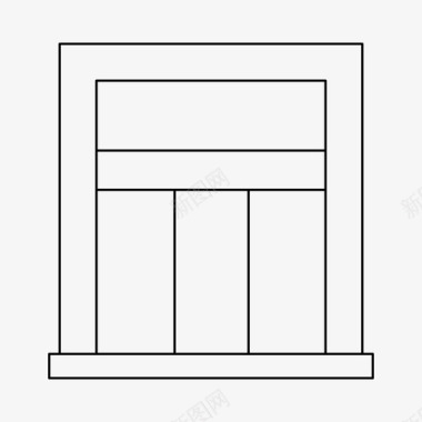 窗装饰门图标