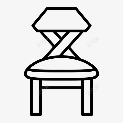椅子家具休息室svg_新图网 https://ixintu.com 椅子 座位 家具 休息室