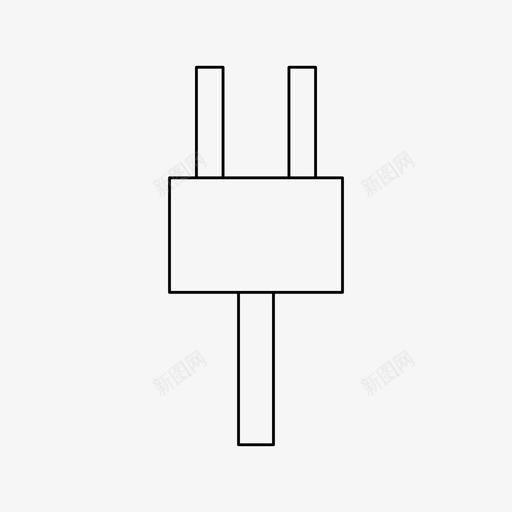 插头电缆充电svg_新图网 https://ixintu.com 插头 电缆 充电 电线 一根 细线