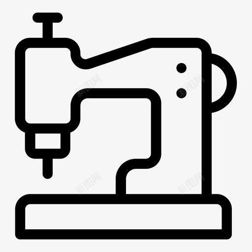 缝纫机手工艺品裁缝svg_新图网 https://ixintu.com 缝纫机 手工艺品 裁缝 缝线 家用电器