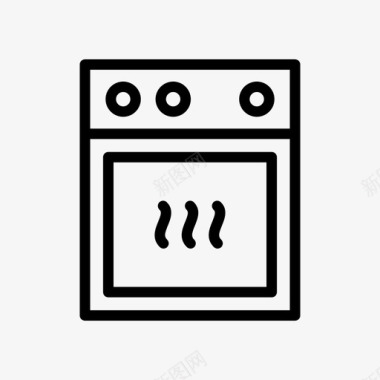 采购产品烤箱电器烘烤图标