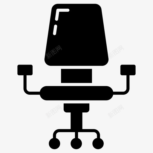 椅子家具办公椅svg_新图网 https://ixintu.com 旋转 转椅 轮廓 椅子 家具 办公椅 彩色 矢量 矢量图 图标