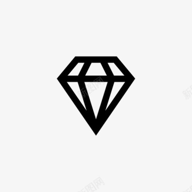 宝石商业钻石图标