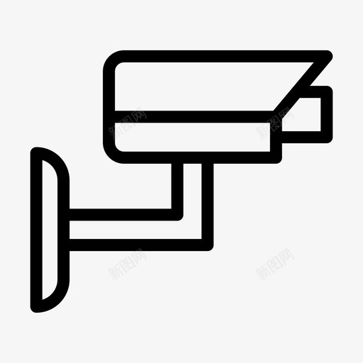 安全摄像头闭路电视录音svg_新图网 https://ixintu.com 摄像头 安全 闭路电视 录音 音视频 线条 轮廓