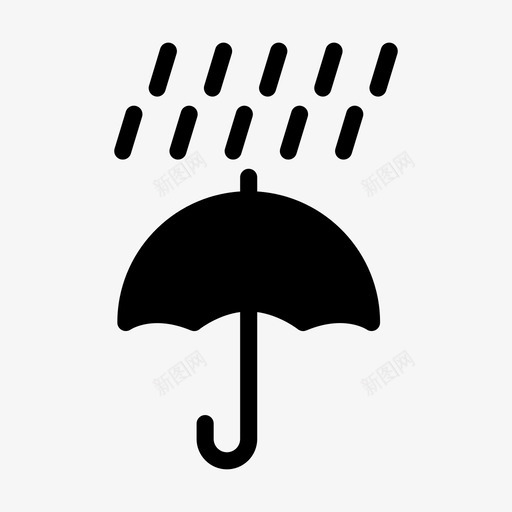 雨水保护春天svg_新图网 https://ixintu.com 雨水 保护 春天 雨伞 天气 春光