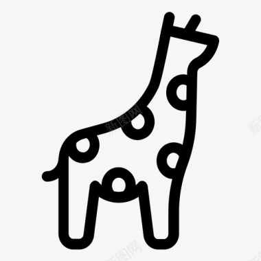长颈鹿动物王国动物图标