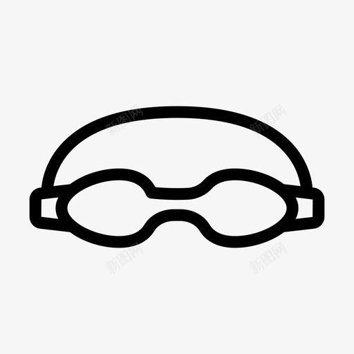护目镜潜水设备svg_新图网 https://ixintu.com 护目镜 潜水 设备 眼镜 游泳 活动