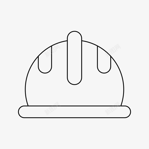 头盔工程师设备svg_新图网 https://ixintu.com 头盔 工程师 设备 安全帽 安全 基本 图标 细线