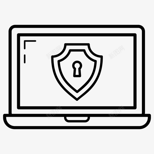 系统安全网络安全笔记本电脑保护svg_新图网 https://ixintu.com 系统 安全 笔记本 电脑 保护 网络安全 彩色 轮廓 图标 标的 集合