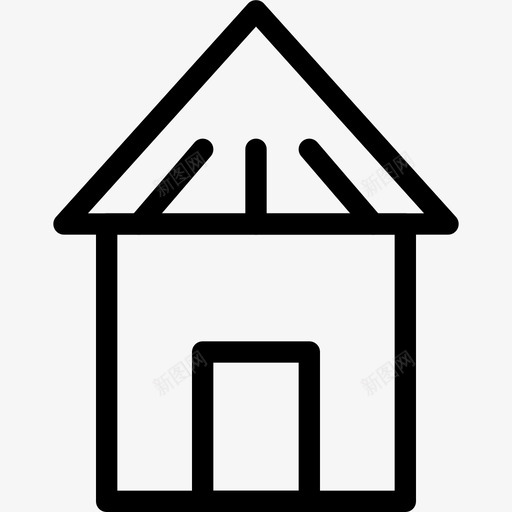 传统住宅公寓建筑svg_新图网 https://ixintu.com 住宅 传统 物业 公寓 建筑 地产