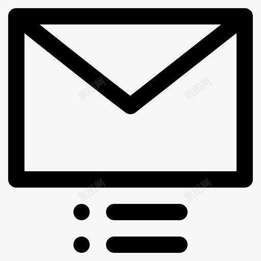 邮件列表联系人电子邮件svg_新图网 https://ixintu.com 邮件列表 联系人 电子邮件 支持 视图