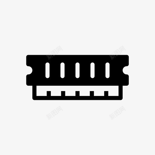 ram芯片硬件svg_新图网 https://ixintu.com 硬件 芯片 内存 存储器 计算机 线条 符号