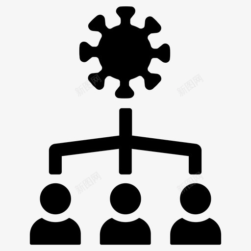 感染冠状病毒冠状病毒19型svg_新图网 https://ixintu.com 冠状 流行病 感染 病毒 病毒型 流行 病人