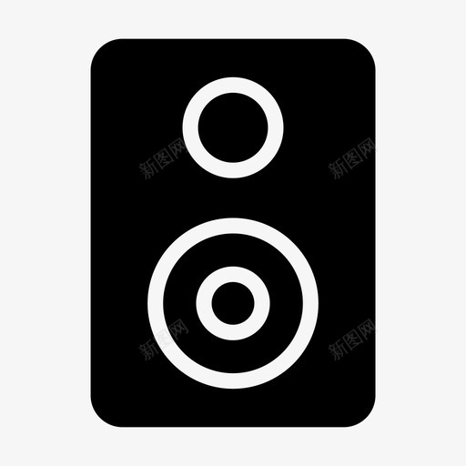 低音炮音频响亮svg_新图网 https://ixintu.com 低音炮 音频 响亮 声音 扬声器 生活方式 字形