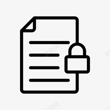 文件锁私有保护图标