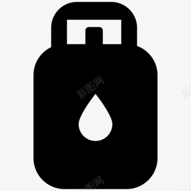 煤气气瓶储气罐图标