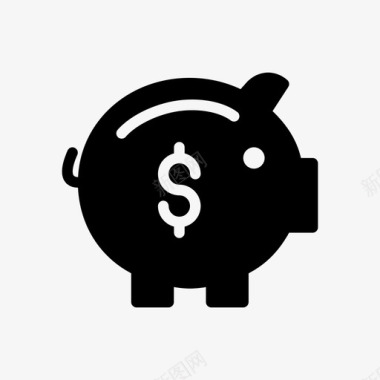 小猪银行美元金融图标