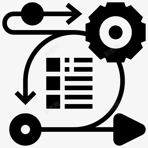敏捷周期方法论svg_新图网 https://ixintu.com 敏捷 周期 方法论 操作 过程 数字 转换