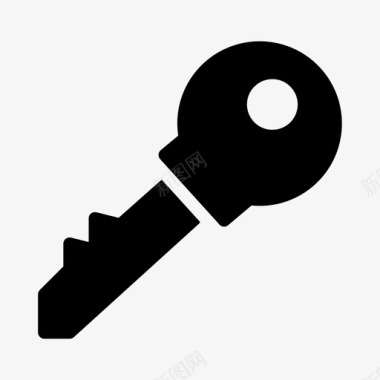 密钥锁私人图标