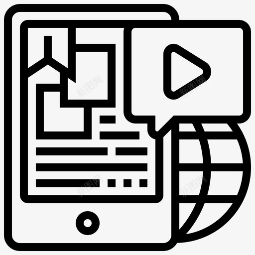在线学习设备互联网svg_新图网 https://ixintu.com 在线学习 设备 互联网 多媒体 教育 专线