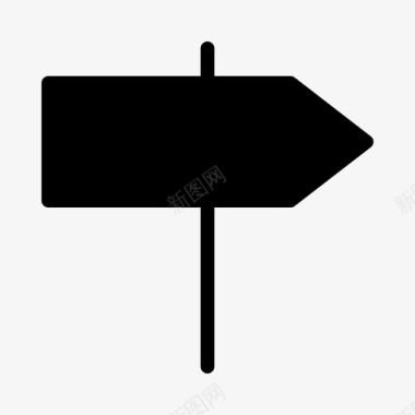 方向箭头指示牌图标