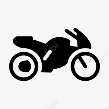 重型自行车活动摩托车图标