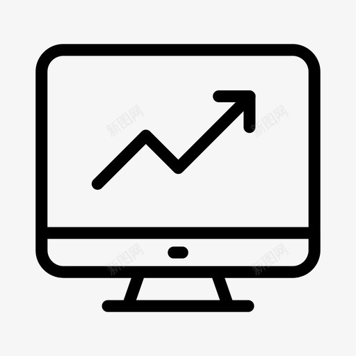 成长图表电脑svg_新图网 https://ixintu.com 成长 图表 电脑 图形 液晶 液晶屏 屏幕 字形
