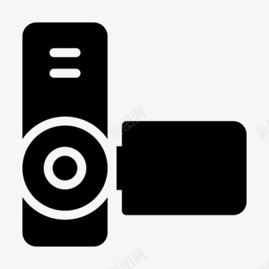 手持式照相机照相机摄影图标