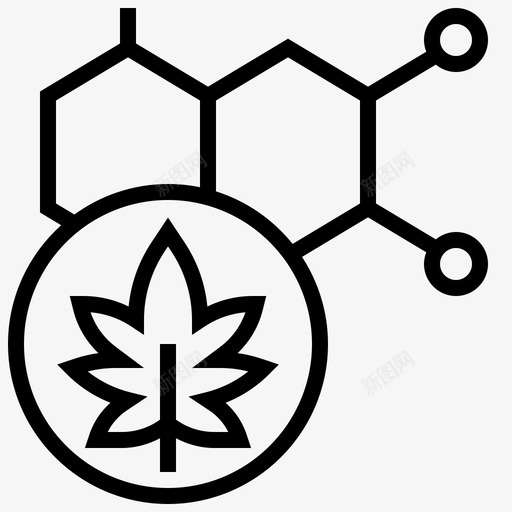 大麻二酚含量分析化学svg_新图网 https://ixintu.com 大麻 二酚 含量 分析化学 结构 麻线