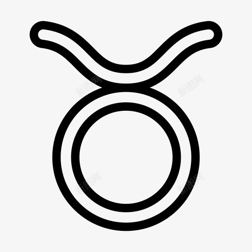 金牛座占星术天文学svg_新图网 https://ixintu.com 占星术 金牛座 天文学 星座 黄道 十二 线雕文