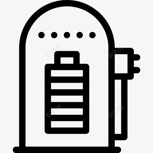 充电电源银行电池充电器svg_新图网 https://ixintu.com 电源 银行 充电 电池 充电器 便携式 线路