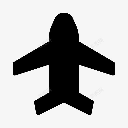 飞机飞行旅游svg_新图网 https://ixintu.com 旅游 飞机 飞行 运输 旅游地 地图 导航 航线 字形