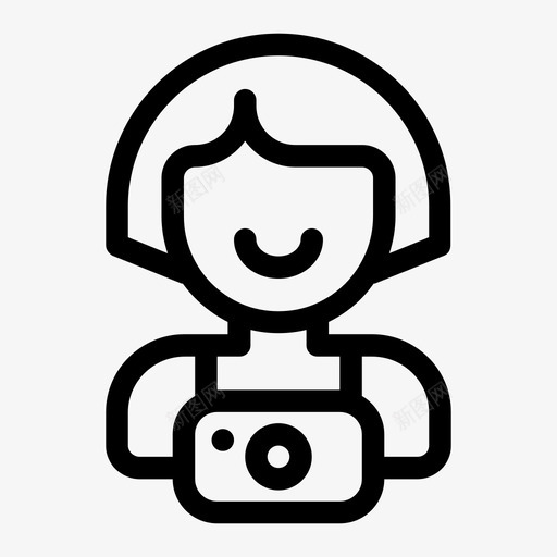 摄影师摄影相机摄影svg_新图网 https://ixintu.com 摄影 摄影师 相机 职业 工作 用户