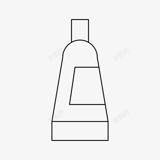 胶水粘合剂浆糊svg_新图网 https://ixintu.com 文具 胶水 粘合剂 浆糊 粘性 细线