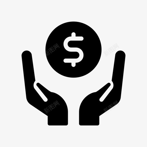 美元保险货币svg_新图网 https://ixintu.com 美元 保险 货币 保护 安全 商业保险 铭文