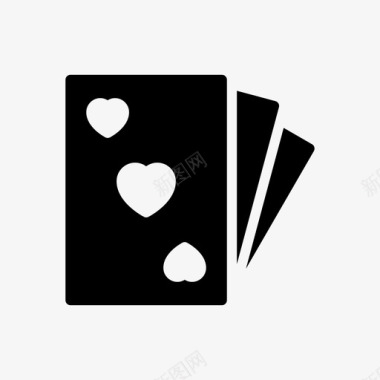 扑克牌游戏黑桃图标
