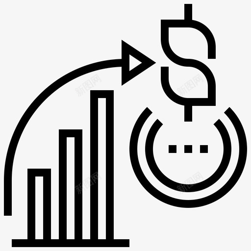 上升趋势经济增长svg_新图网 https://ixintu.com 上升 趋势 经济 增长 货币 利润 股票投资