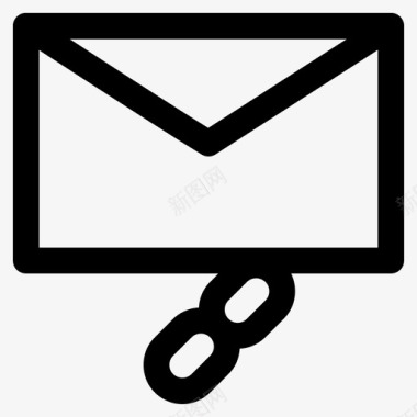邮件列表附件联系人电子邮件图标