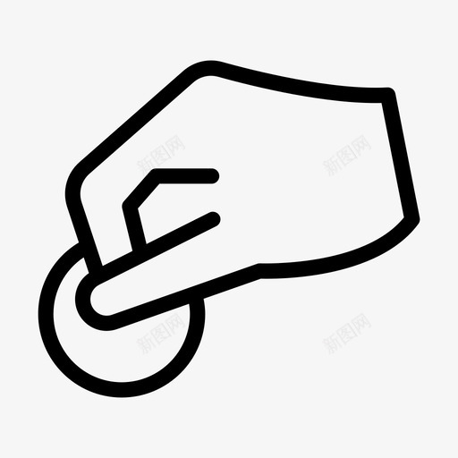 捐赠硬币手svg_新图网 https://ixintu.com 捐赠 硬币 手钱 支付 出租车 线雕文
