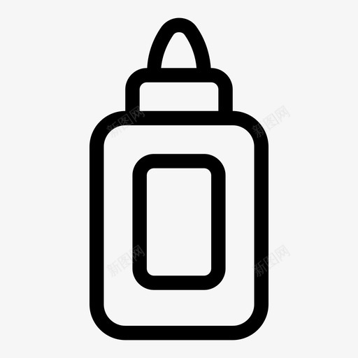 胶水瓶子编辑工具svg_新图网 https://ixintu.com 胶水 瓶子 编辑 工具 液体 杂项 学校