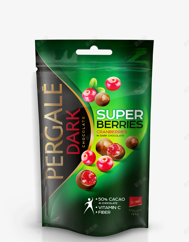 DRA PERGAL SUPER BERRIES SPANGUOLS JUODAJAME OKOLADE包装png免抠素材_新图网 https://ixintu.com 包装