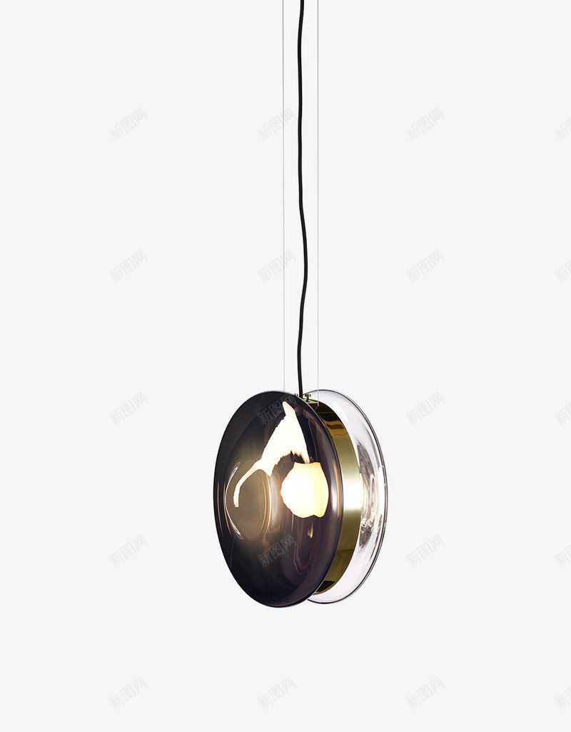 Orbital pendant mercury black  polished brass灯具 装饰物png免抠素材_新图网 https://ixintu.com 灯具 装饰物