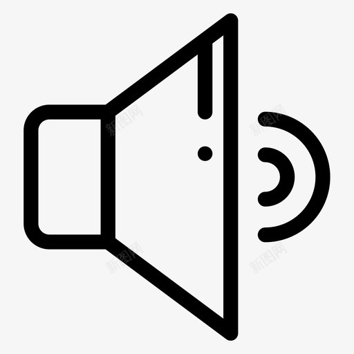 扬声器大声音乐打开svg_新图网 https://ixintu.com 打开 声音 扬声器 大声 音乐 设计 第卷