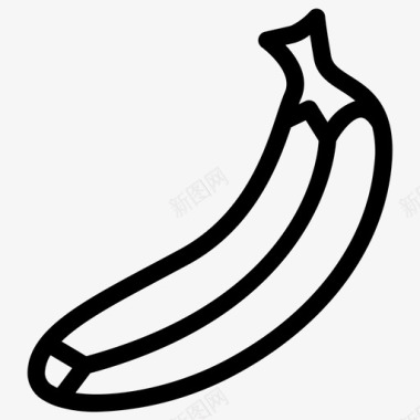 香蕉串水果图标