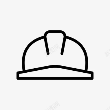 安全帽建筑劳动图标